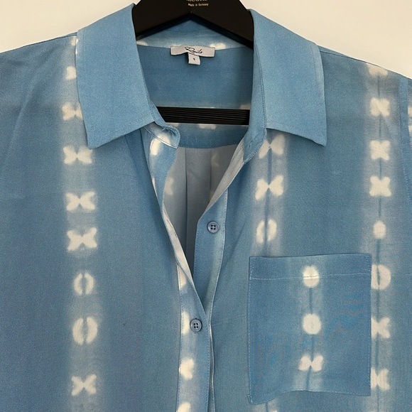 Rails Button Up Silk Shirt - Picture 4 of 5